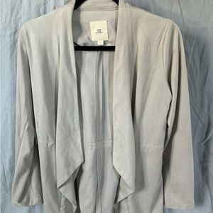 Grayish-white cardigan (XS)